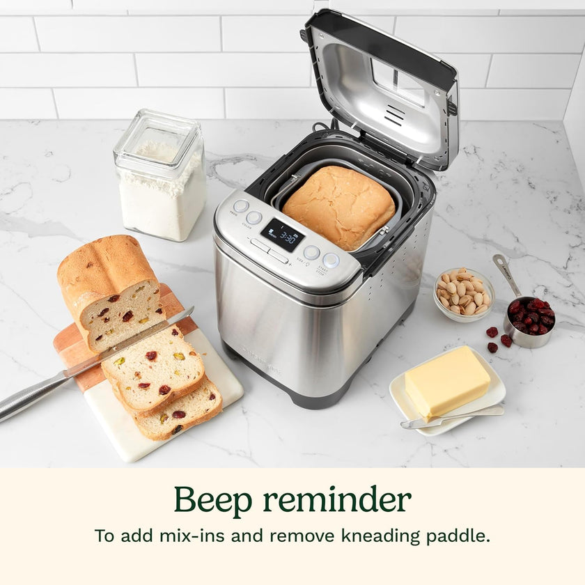 Cuisinart Bread Maker Machine, Stainless Steel, 12 Programs, Up to 2 lbs 🍁 All In One Marketplace Canada