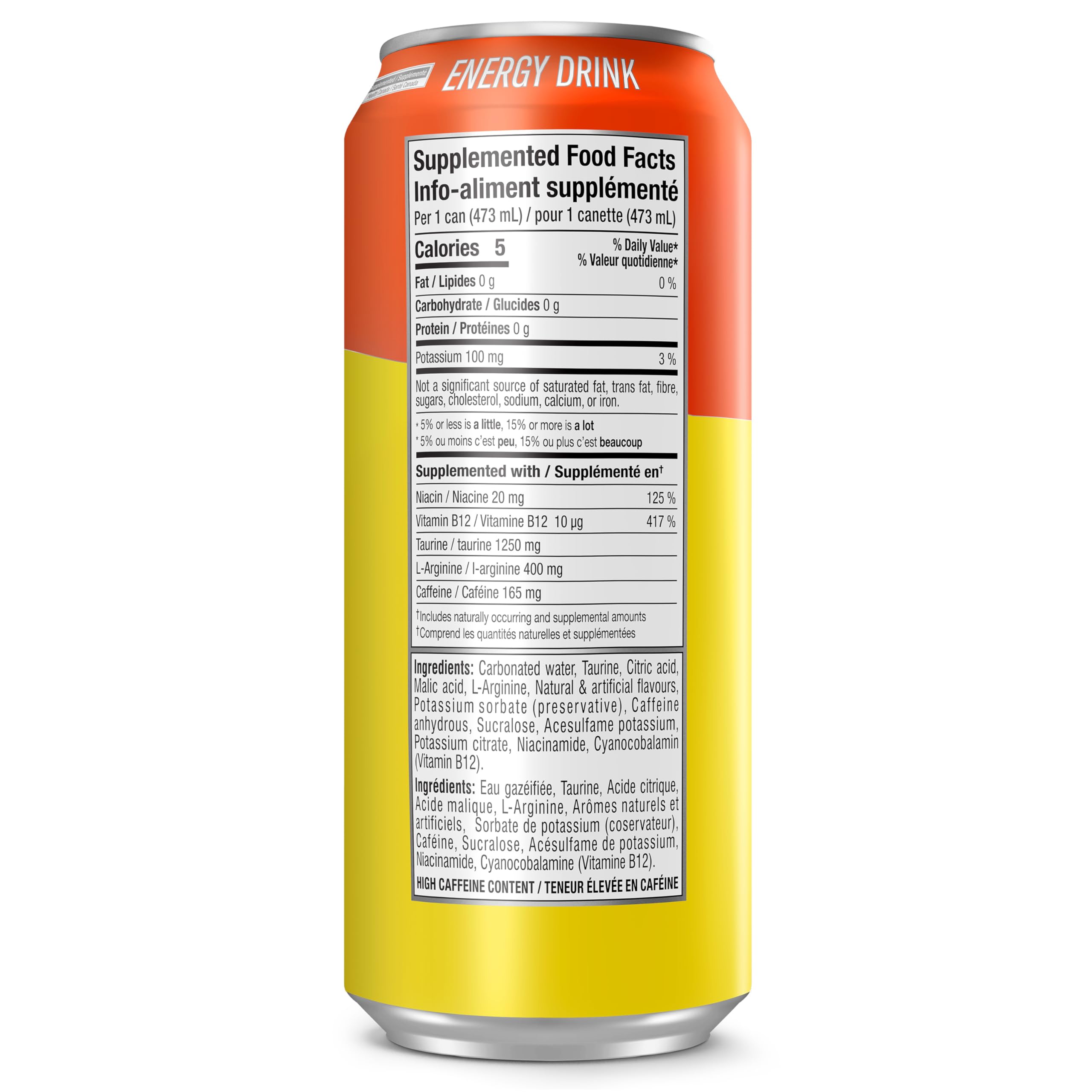 Cellucor C4 Performance Energy Drink, Orange Slice, Carbonated Sugar Free Drink with no Artificial Colours or Dyes, 473mL, 12 count 🍁 All In One Marketplace Canada