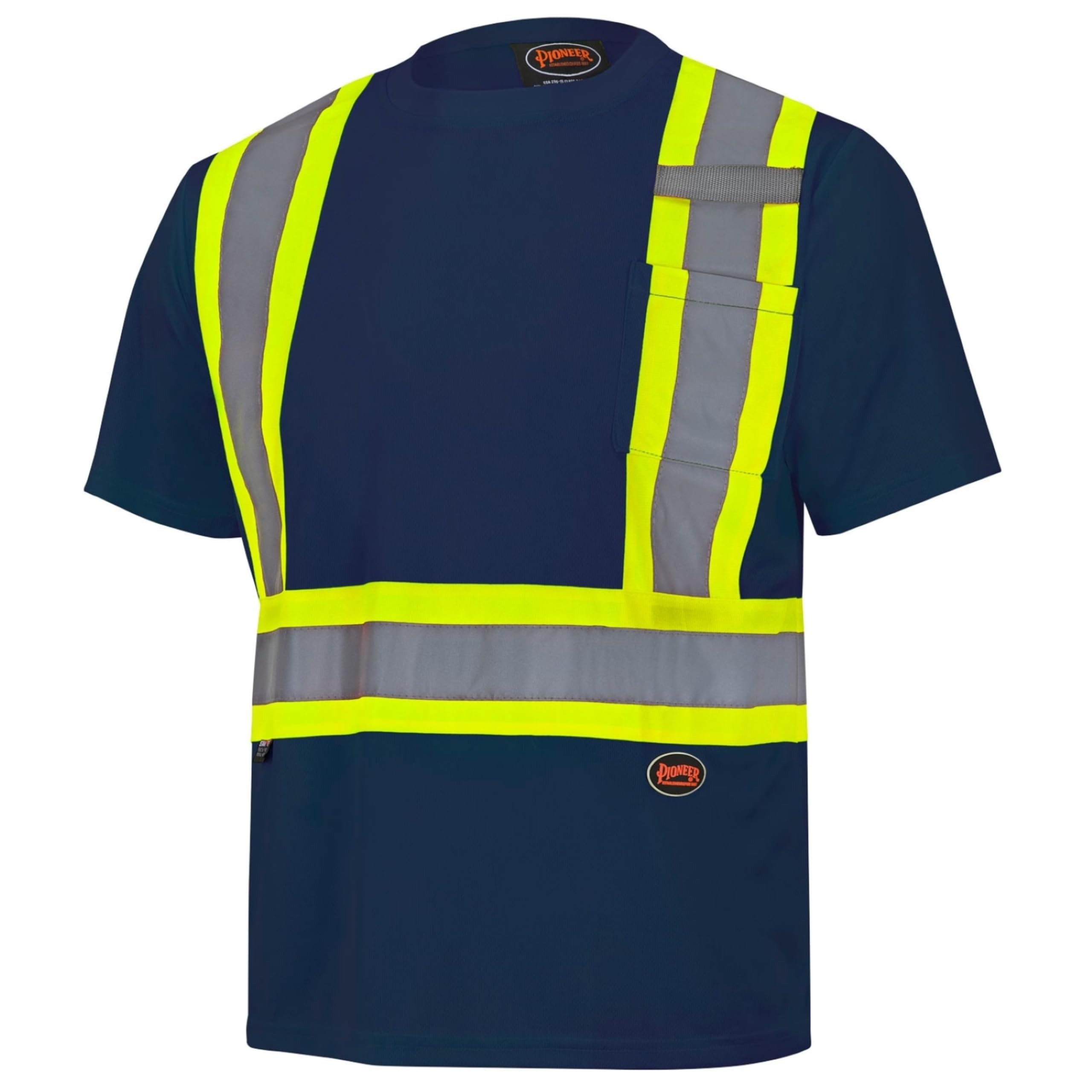 Pioneer High Vis Shirt for Men - Safety T-shirt - Class 1 🍁 All In One Marketplace Canada