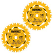 DEWALT Circular Saw Blade Combo Pack, 6 1/2 Inch, 18-Tooth and 24 - Tooth (DWA2612CMB) 🍁 All In One Marketplace Canada