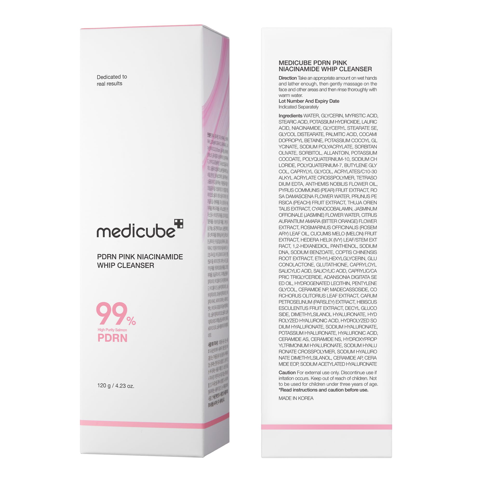 medicube PDRN Marshmallow Whip Cleanser | Face Wash, Cleansing Foam for Pore Care & Uneven Skin Tone | Gentle Daily Deep Cleansing | Hydrating and Nourishing Facial Cleanser | Korean Skincare 🍁 All In One Marketplace Canada