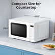 COMFEE' Countertop Microwave Oven, 0.7 Cu. Ft., 700W, White 🍁 All In One Marketplace Canada