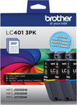 Brother Genuine LC4013PKS Standard-Yield Colour Ink Cartridge - 3 Pack