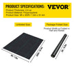 VEVOR 6FTx300FT Premium Weed Barrier Fabric Heavy Duty 2.4OZ, Woven Weed Control Fabric, High Permeability Good for Flower Bed, Geotextile Fabric for Underlayment, Polyethylene Ground Cover 🍁 All In One Marketplace Canada