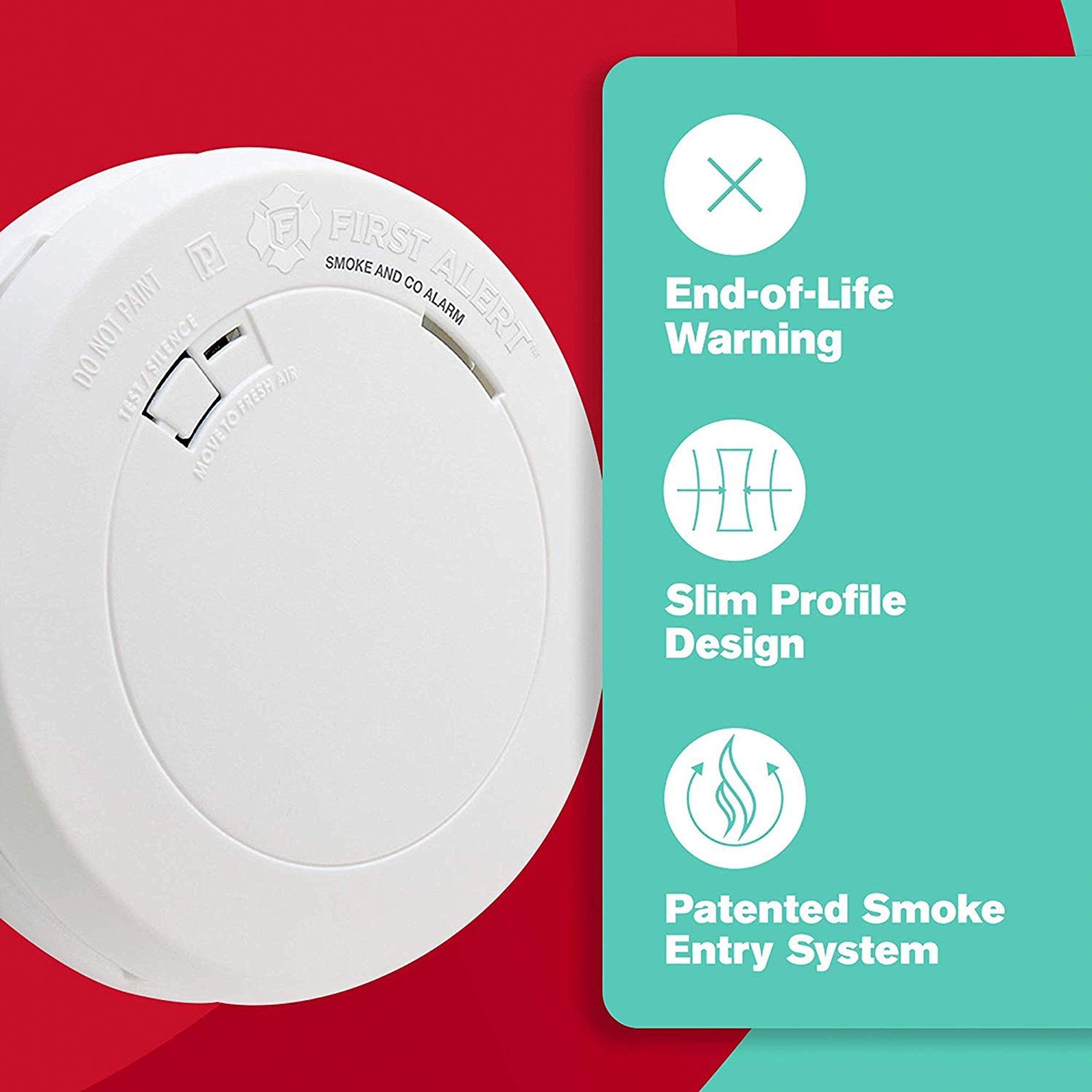 First Alert Battery Operated Smoke and Carbon Monoxide Alarm, White, PRC700A-6 🍁 All In One Marketplace Canada