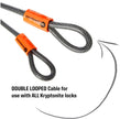 Kryptonite 720018210610 KryptoFlex 3/8-Inch x 7-Feet 1007 Double Loop Security Cable 🍁 All In One Marketplace Canada