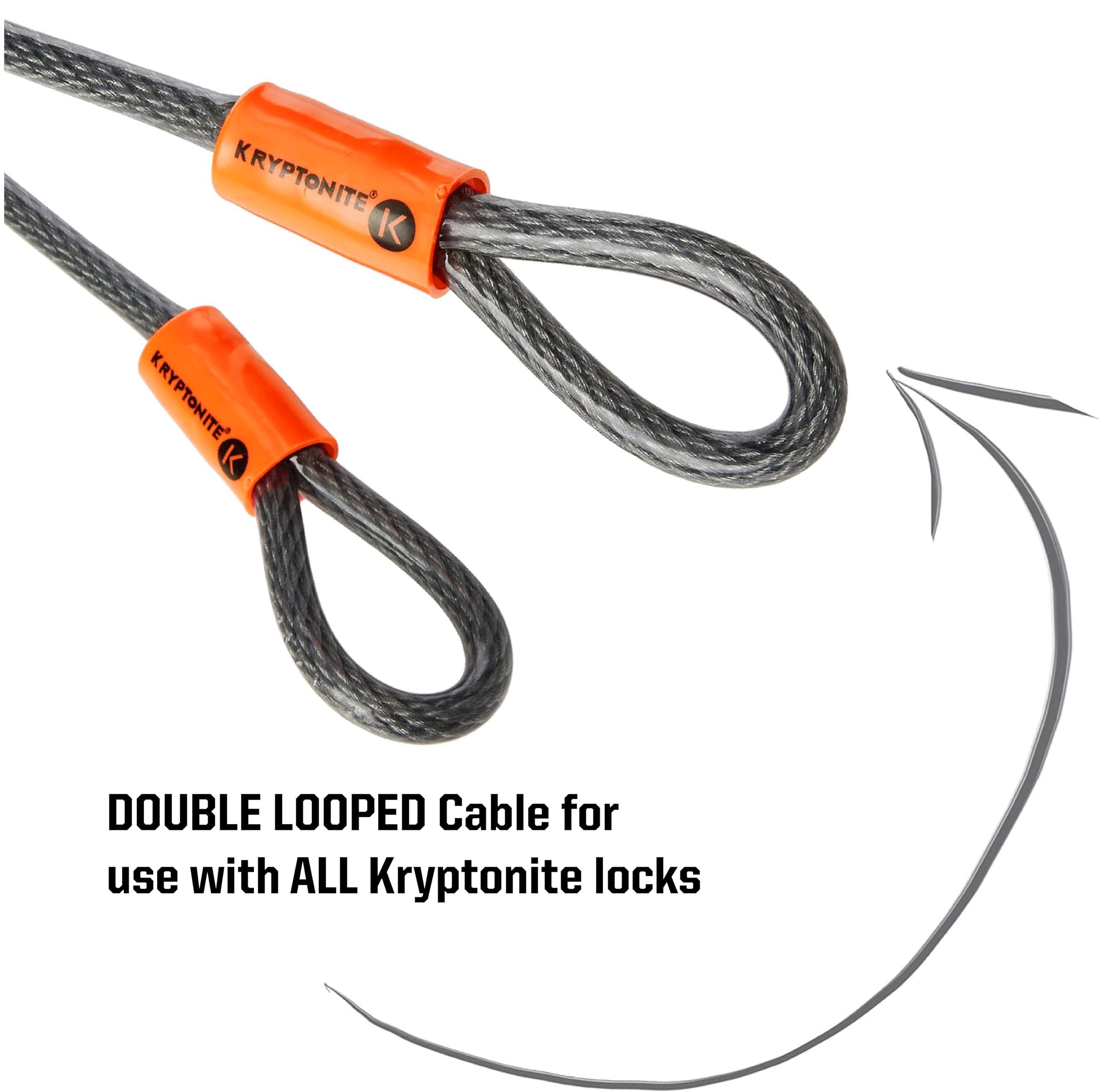 Kryptonite 720018210610 KryptoFlex 3/8-Inch x 7-Feet 1007 Double Loop Security Cable 🍁 All In One Marketplace Canada