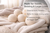 Updated Version(Made of The Latest Shearing) Wool Dryer Balls Pack of 6 XL,Premium Reusable New Zealand Natural Fabric Softener,Saves Drying Time, Handmade Dryer Balls… 🍁 All In One Marketplace Canada