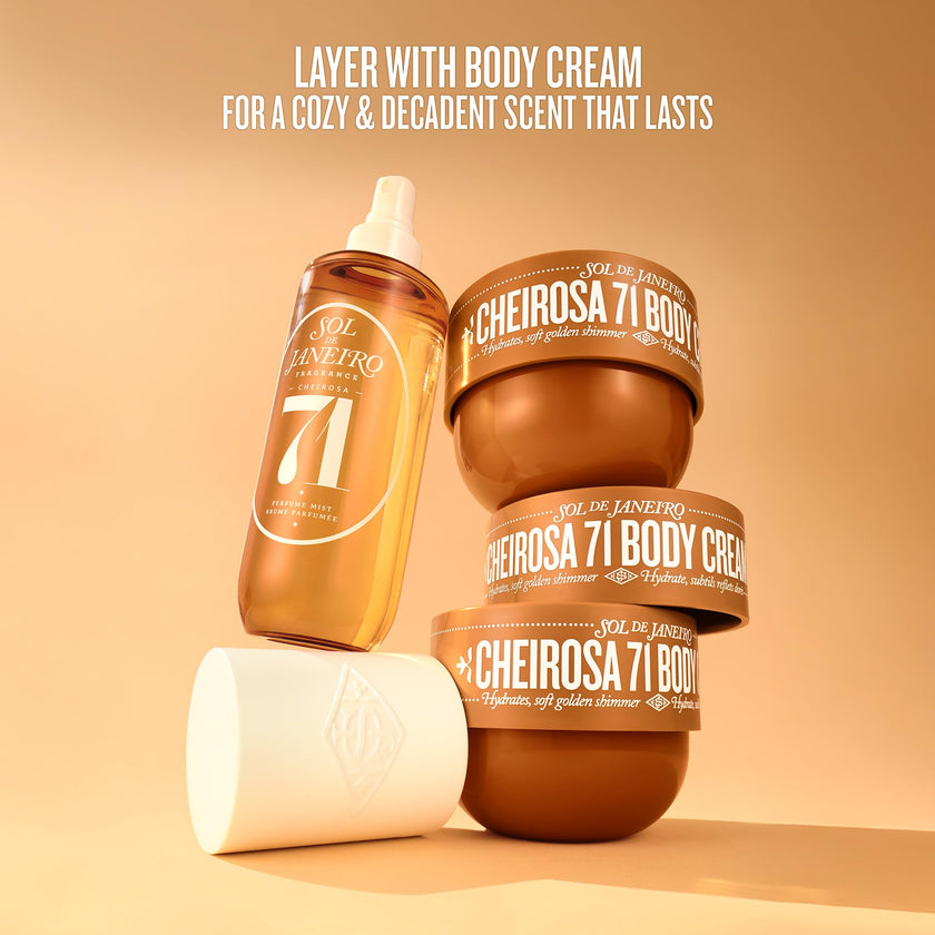 Sol de Janeiro Brazilian Crush Cheirosa 71 - Caramelized Vanilla and Macadamia by Sol de Janeiro for Unisex - 3 oz Body Mist 🍁 All In One Marketplace Canada