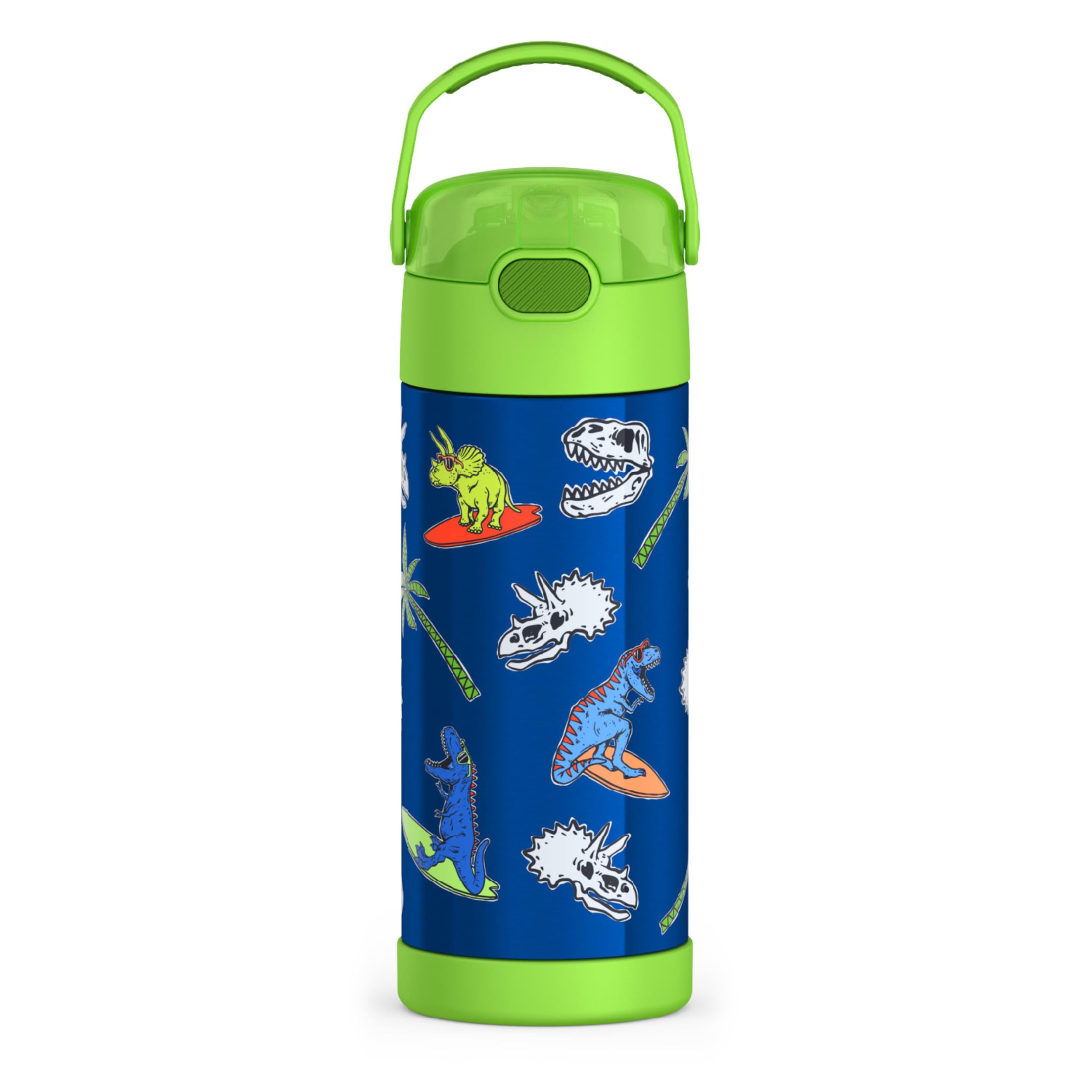 THERMOS FUNTAINER Water Bottle with Straw, 14oz, Daring Dinos 🍁 All In One Marketplace Canada