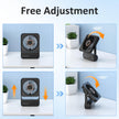 Desk Fan, 4000mAh Table Fan USB Rechargeable, 3 Speed Mini Fans, Quiet & Powerful & Rotatable, Compact & Portable Fan for Home Bedroom Desktop Office Traveling Car Outdoor, Black 🍁 All In One Marketplace Canada