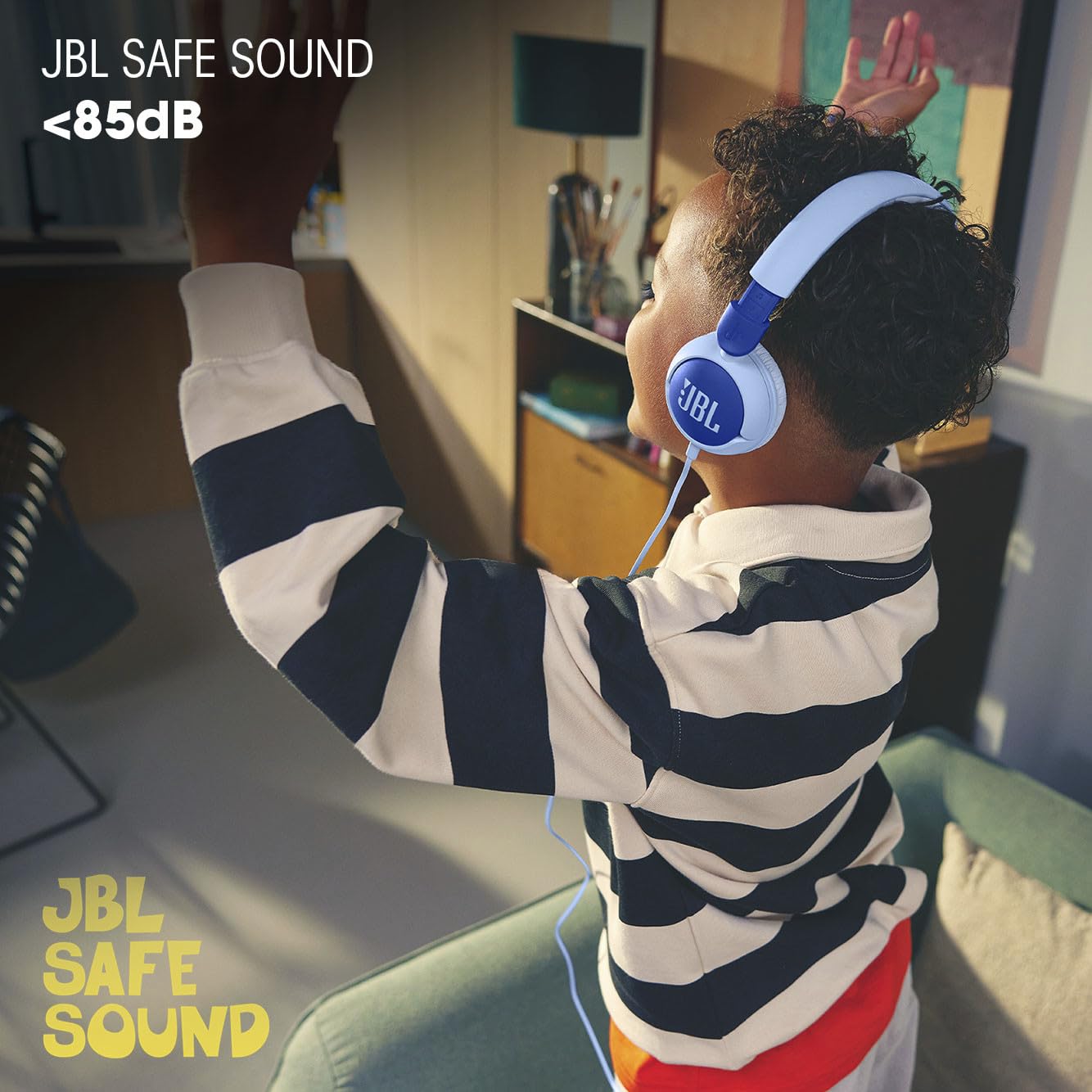 JBL Junior 320 - Wired on-Ear Kids Headphones - Blue 🍁 All In One Marketplace Canada