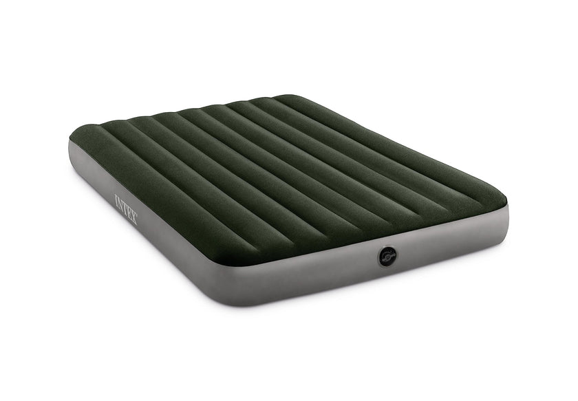 INTEX 64779E Dura-Beam Standard Prestige Air Mattress: Fiber-Tech – Queen Size – 10in Bed Height – 600lb Weight Capacity – Pump Included 🍁 All In One Marketplace Canada