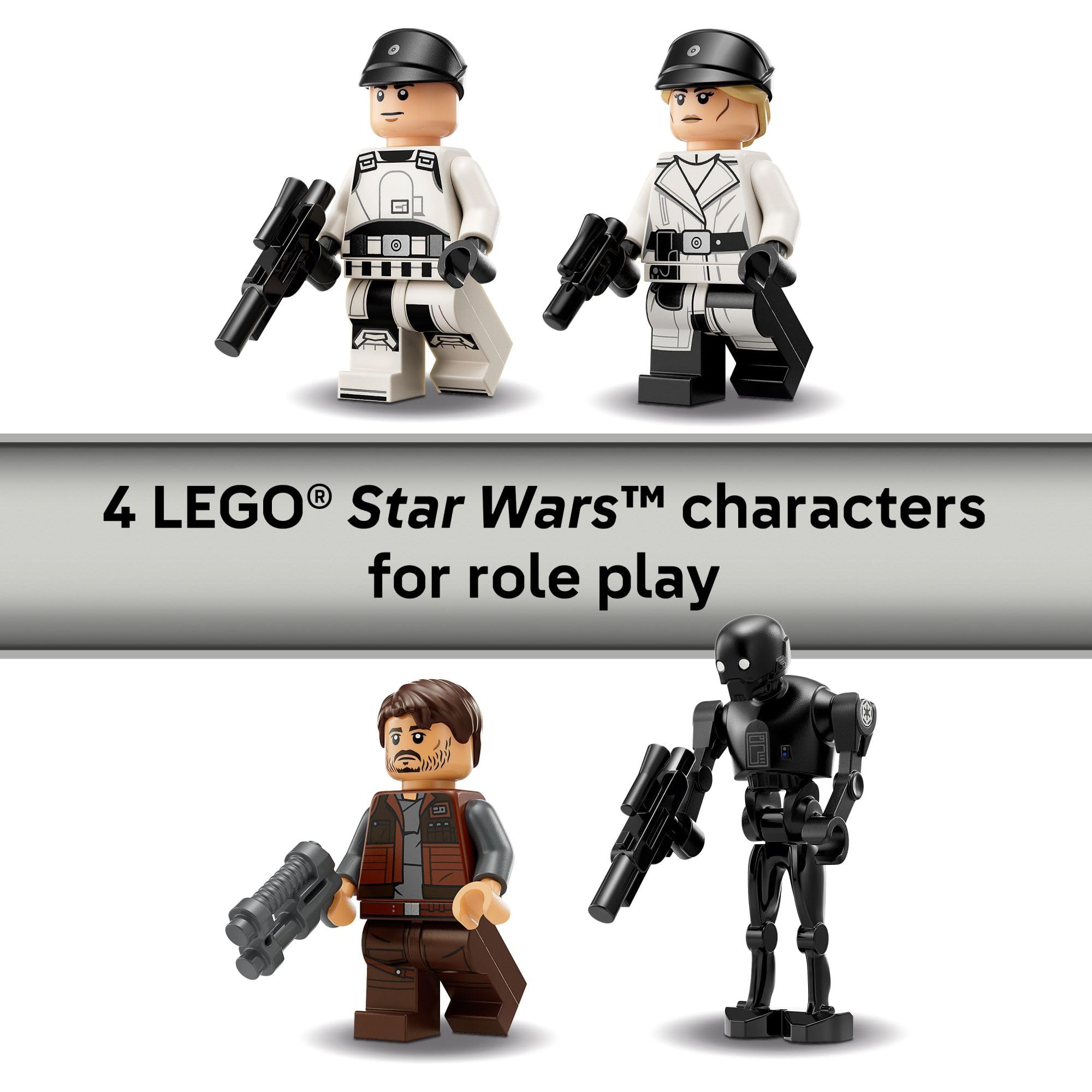 LEGO Star Wars Rebel U-Wing Starfighter Building Set - Includes Cassian Andor, Dedra Meero and K-2SO - Model Action Toy for Andor Fans - Birthday Gift Idea for Boys, Girls, Kids, Ages 8+ - 75399 🍁 All In One Marketplace Canada