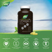 Nature's Way NutraSea HP Omega 3 Extra Strength Supplement with Fish Oil – Fresh Mint Flavour – Heart & Brain Support for Adults and Kids 9+ – 60 Softgels 🍁 All In One Marketplace Canada