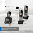 Panasonic DECT 6.0 Expandable Cordless Phone with Call Block - 3 Cordless Handsets - KX-TGC383CB (Black) 🍁 All In One Marketplace Canada