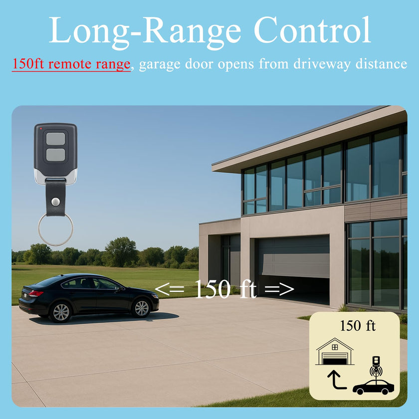 2 for LiftMaster Chamberlain Craftsman Garage Door Opener Remote 893MAX 893LM 971LM 373LM,Keychain 🍁 All In One Marketplace Canada