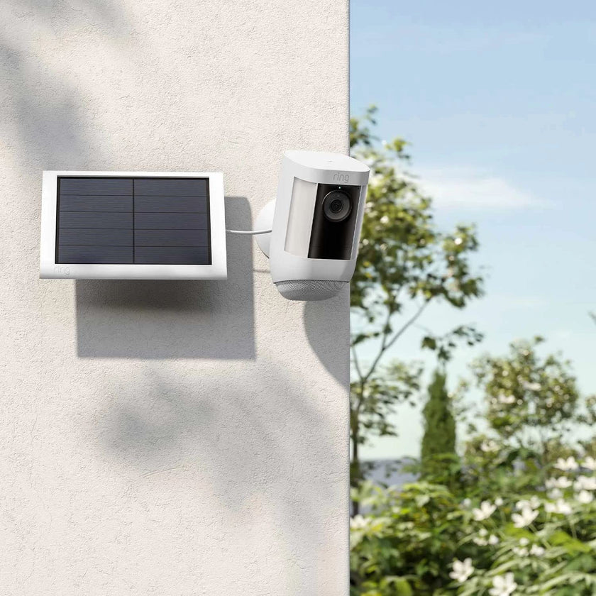 Ring Solar Panel (2nd Generation), 4W for Outdoor Cam Plus, Outdoor Cam (Stick Up Cam), Stick Up Cam Pro, Spotlight Cam Plus, Spotlight Cam Pro - White 🍁 All In One Marketplace Canada