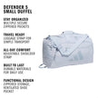 Adidas Unisex-Adult Defender 5 Small Duffel Bag, Crystal Sky/Wonder Blue, One Size Fits All 🍁 All In One Marketplace Canada