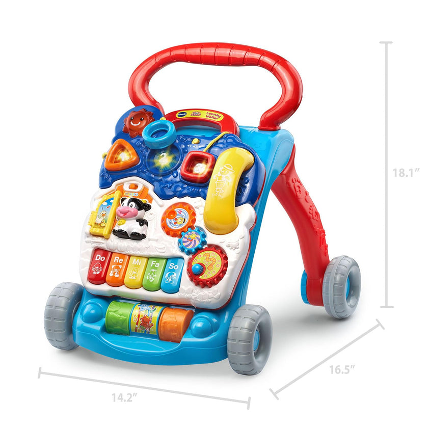 VTech Sit-to-Stand Learning Walker (Frustration Free Packaging - English Version), Blue 🍁 All In One Marketplace Canada