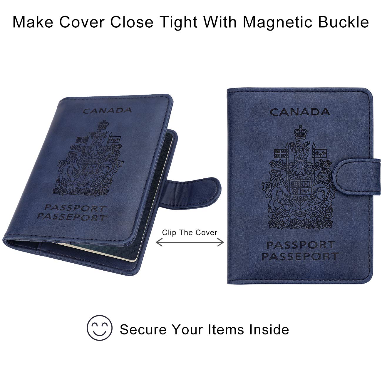 WALNEW RFID Blocking Passport Holder Travel Wallet Cover Case 🍁 All In One Marketplace Canada
