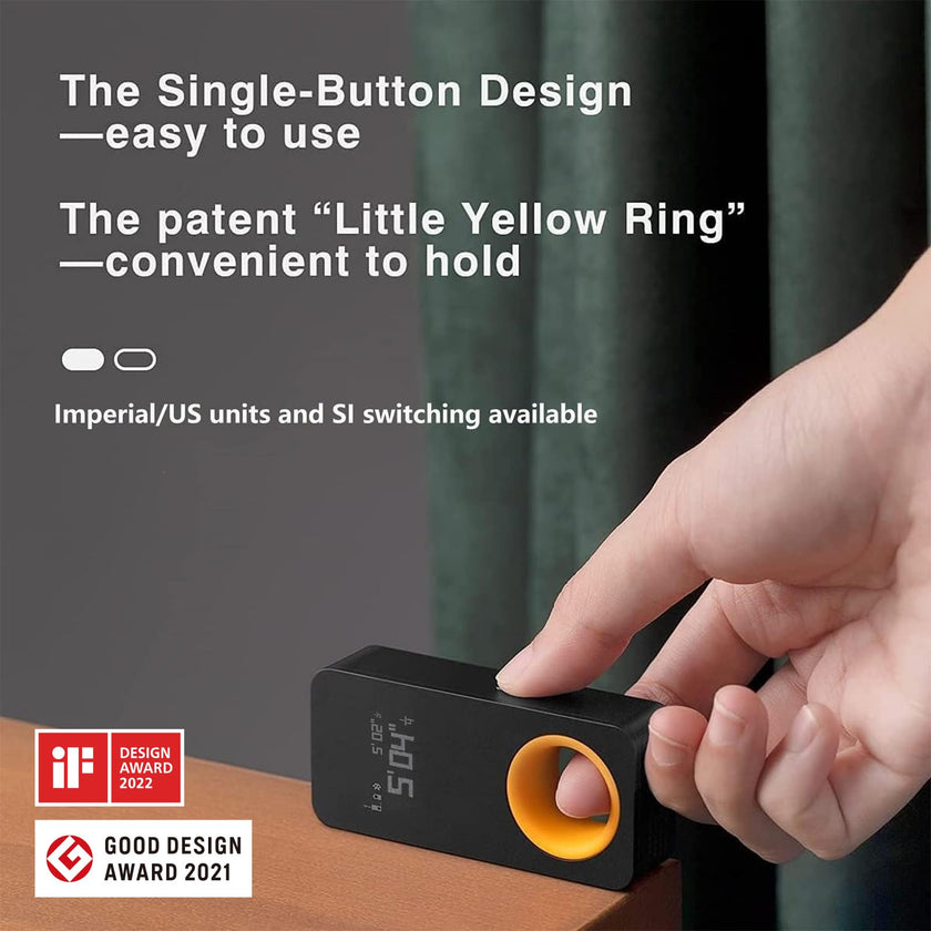 HOTO Laser Measuring Tool, Pocket-Size 98Ft Digital Laser Tape Measure ±2mm Accuracy, USB-C Rechargeable, OLED Display, Ft/M/in Unit, Real-time Data Sync, Cool Gadgets Gifts for Men & Home Use 🍁 All In One Marketplace Canada