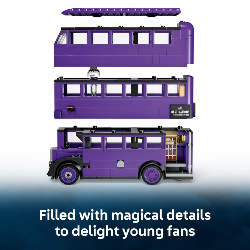 LEGO Harry Potter Knight Bus Adventure - Building Toy for Kids, Boys, and Girls, Ages 8+ - Iconic Bus from Harry Potter and The Prisoner of Azkaban - with 5 Minifigures - Birthday Gift Idea - 76446 🍁 All In One Marketplace Canada