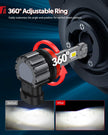 Torchbeam H11 H9 H8 LED Headlight Bulbs, 1000% Super Brightness, 1:1 Mini Size H11 LED Bulbs, 6500K Cool White H9 H8 Halogen Replacement, Canbus Ready, Plug and Play, Pack of 2 🍁 All In One Marketplace Canada