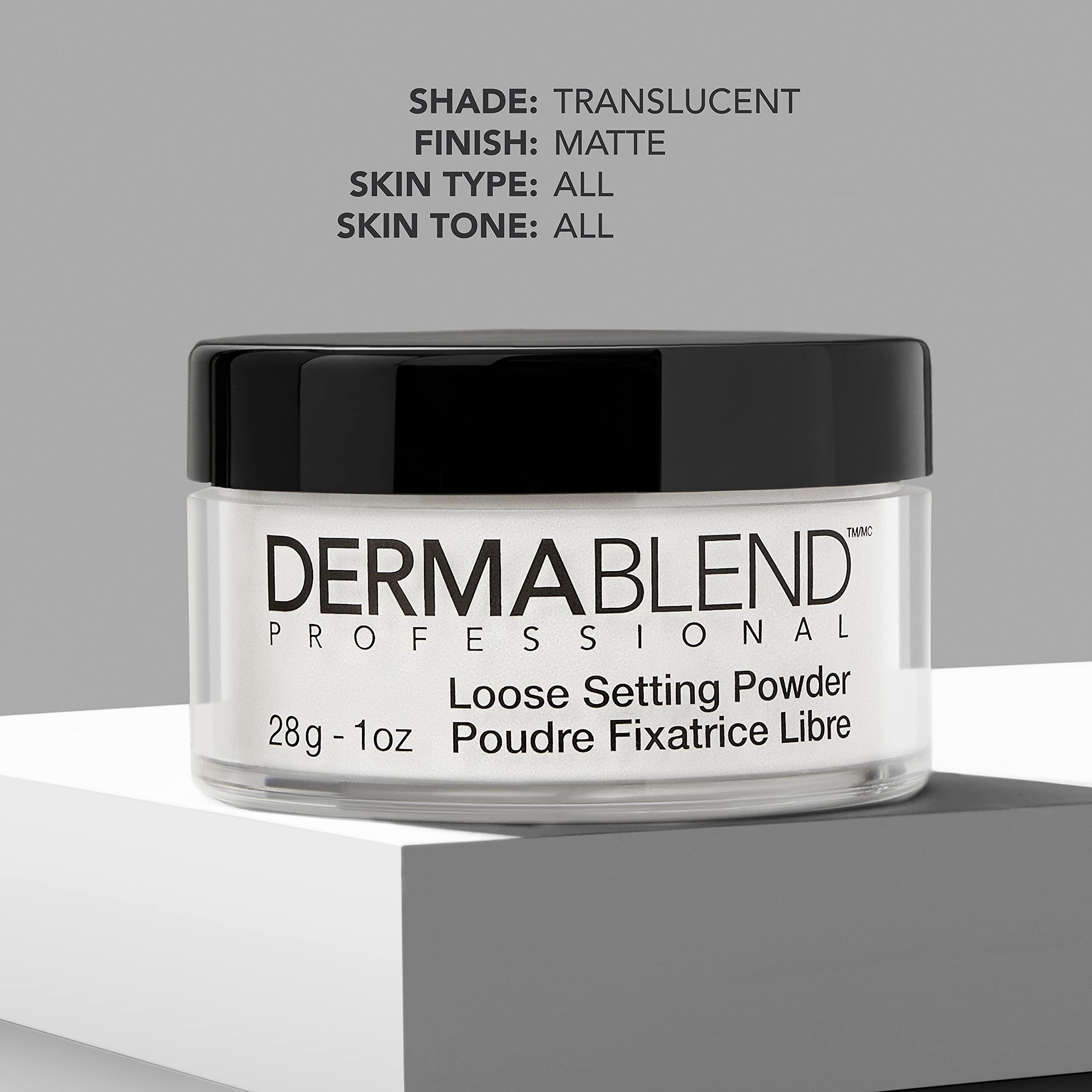 Dermablend Loose Setting Powder, Translucent Powder for Face Makeup, Mattifying Finish and Shine Control, 28g 🍁 All In One Marketplace Canada