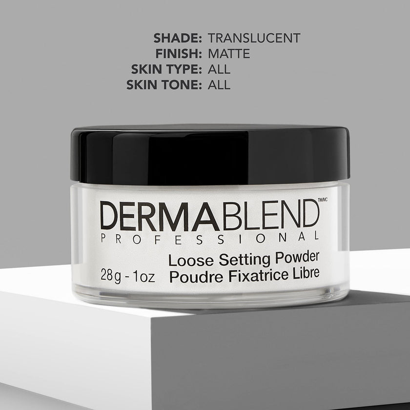 Dermablend Loose Setting Powder, Translucent Powder for Face Makeup, Mattifying Finish and Shine Control, 28g 🍁 All In One Marketplace Canada