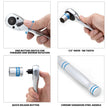 Neiko 03117A 1/2 Inch Ratchet Wrench, 100-Tooth Reversible Ratchet, 3.6 Degree, Quick Release 1/2 Drive Ratchet, 10