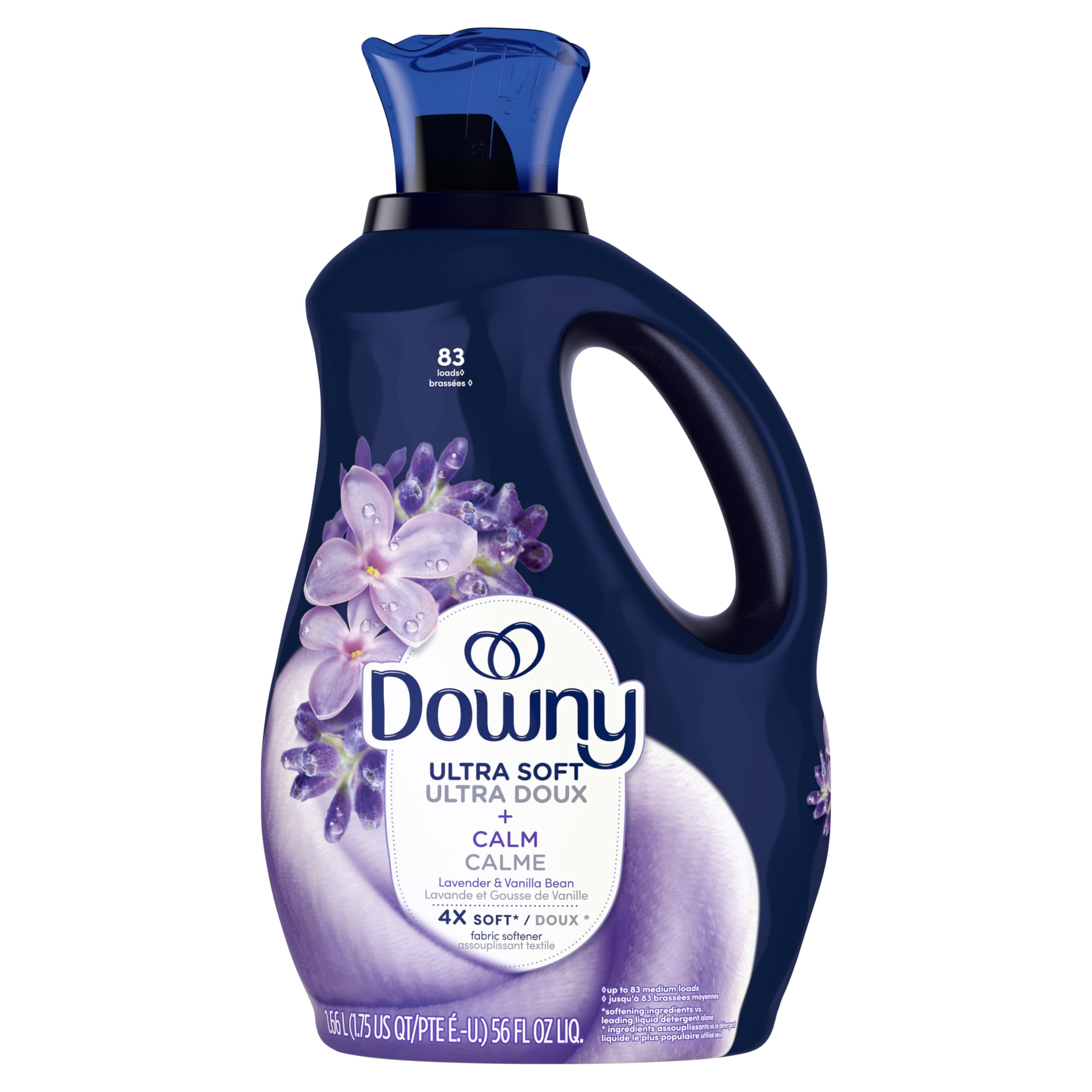 Downy Ultra Soft Fabric Softener Liquid, Calm, Lavender and Vanilla Bean, 3.31L 🍁 All In One Marketplace Canada