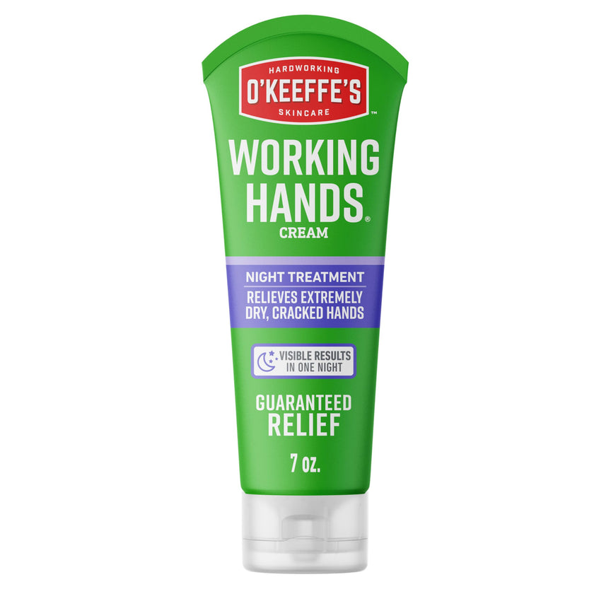 O'Keeffe's Working Hands Night Treatment Hand Cream, Restorative Lotion Works While You Sleep, Deep Conditioning Oils, 7oz/198g Tube, (Pack of 1) 🍁 All In One Marketplace Canada