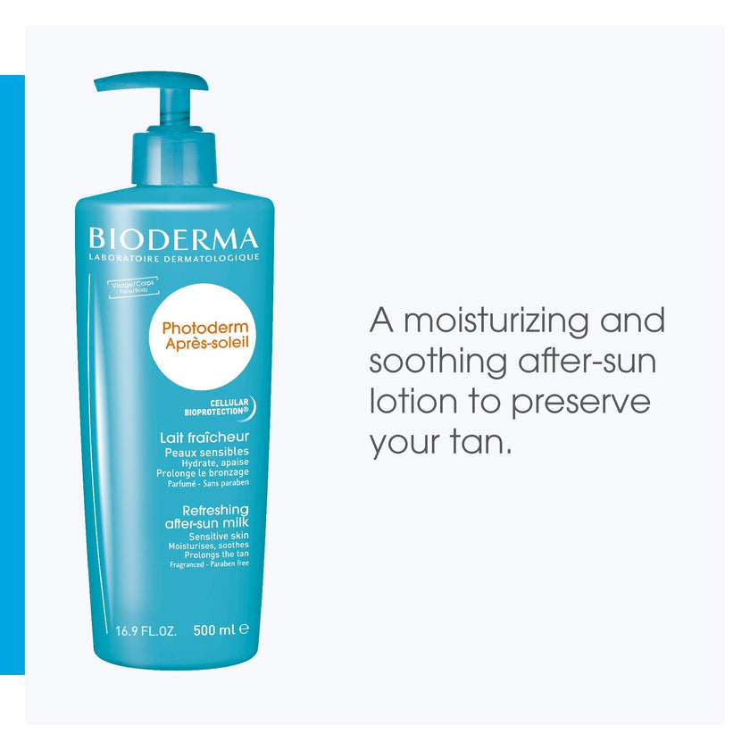 Bioderma - Photoderm - After Sun Milk - Skin Soothing and Moisturizing - Prolongs the Tan - for Sensitive Skin - 16.7 fl.oz. 🍁 All In One Marketplace Canada