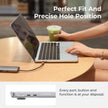 EooCoo Case Compatible with MacBook Air 13 inch M5 M4 M3 M2 2026-2022 A3449 A3240 A3113 A2681, 13.6