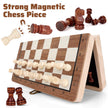 Joneytech Wooden Chess Set,11.5 inch Magnetic Chess Board Folding Design with Storage Travel Chess Game for Kids, Adults and Family Game Night 🍁 All In One Marketplace Canada