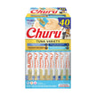 INABA Churu Cat Treats, Lickable, Squeezable Creamy Purée Cat Treat with Green Tea Extract & Taurine, 14 Grams Each Tube, 40 Tubes, Tuna Variety Box 🍁 All In One Marketplace Canada