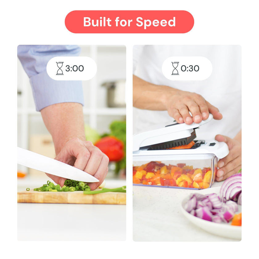 Fullstar Pro Original - Vegetable Chopper, Cutter & Spiralizer - 4 Blades 🍁 All In One Marketplace Canada