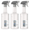 MR.SIGA 24 oz Plastic Spray Bottles for Cleaning Solutions, HDPE Commercial Grade Refillable Spray Bottles with Measurements and Adjustable Leak Proof Nozzle, 3 Pack 🍁 All In One Marketplace Canada