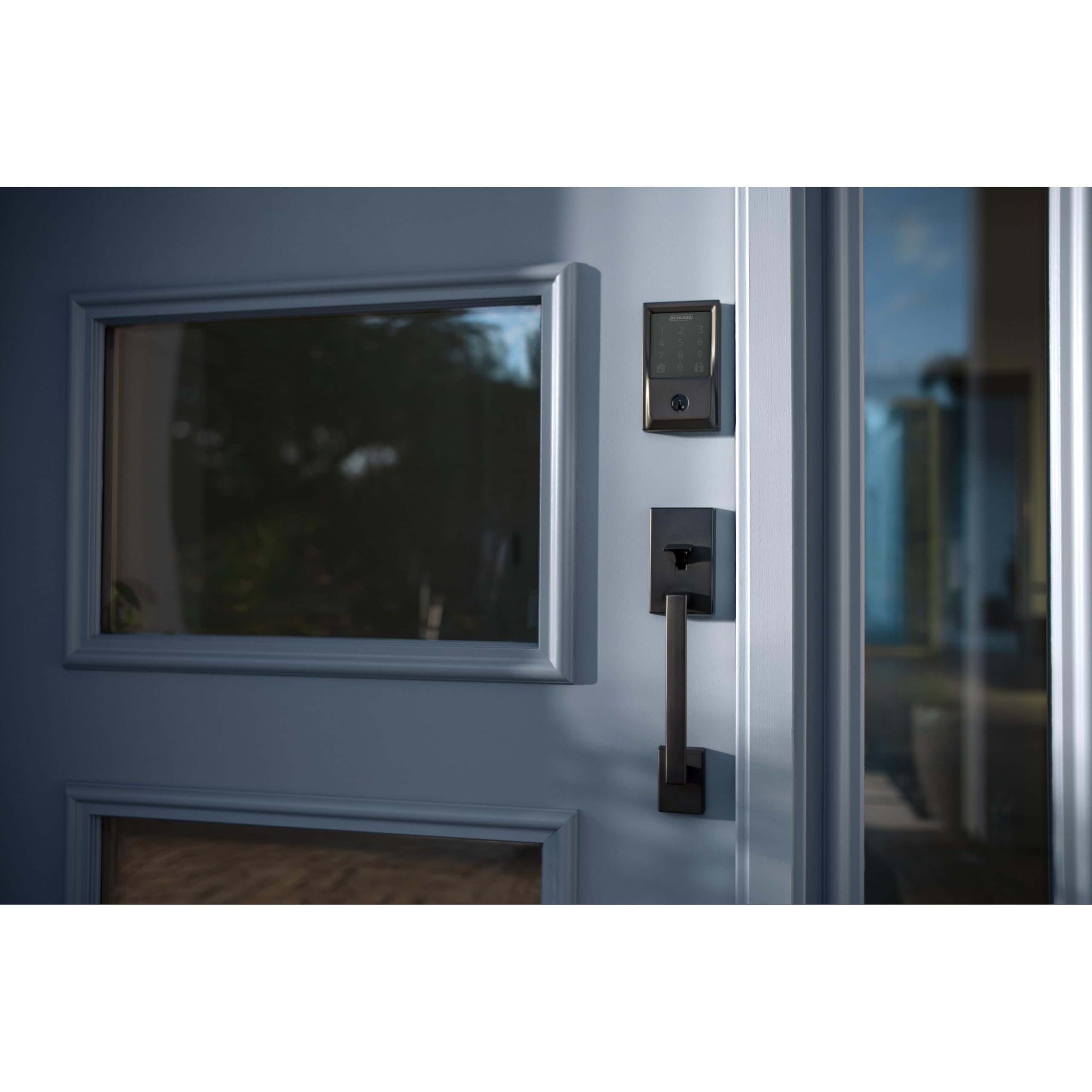 Schlage Encode Smart WiFi Deadbolt Lock with Greenwich Trim, Matte Black 🍁 All In One Marketplace Canada
