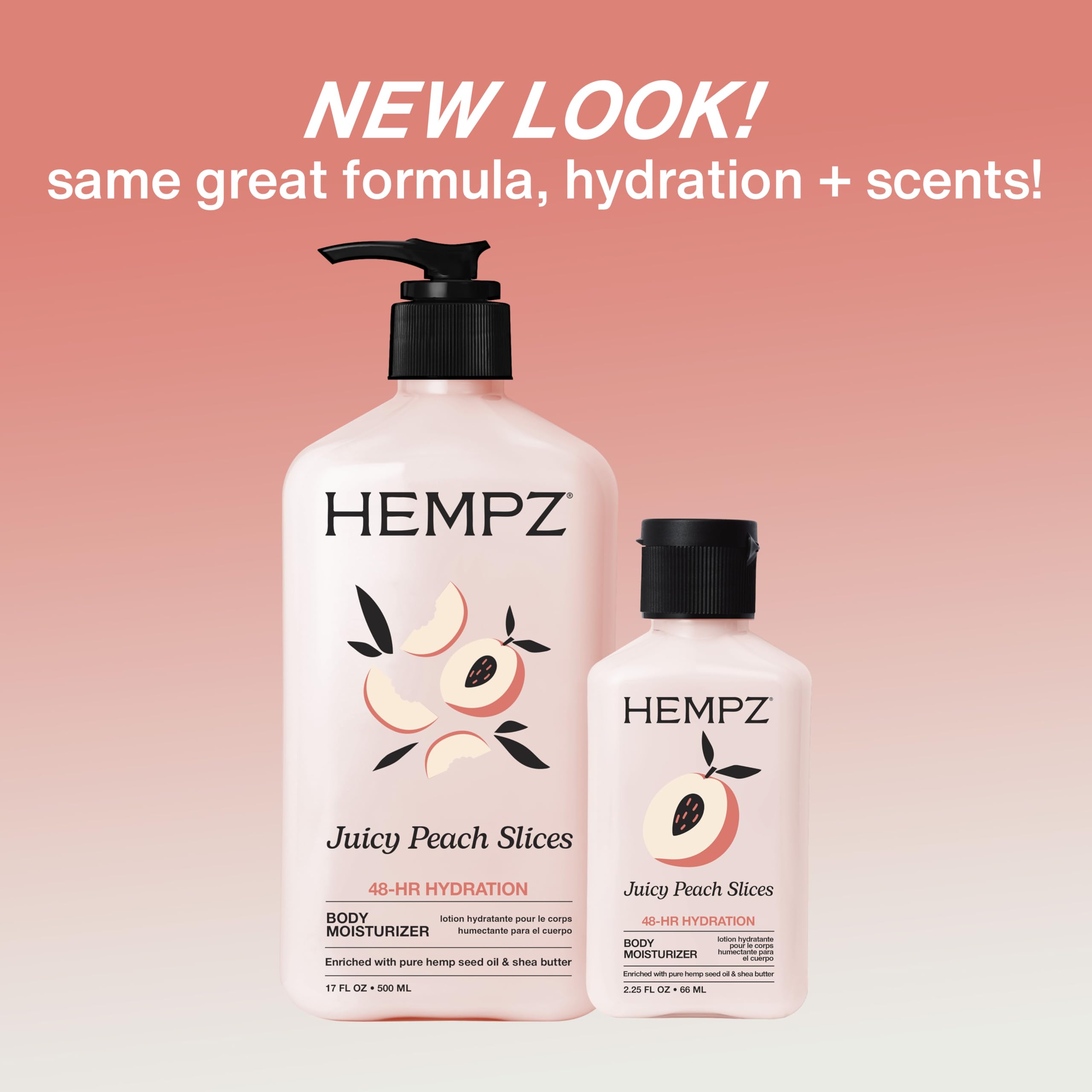 Hempz Juicy Peach Lotion, Hydrating Body Moisturizer, juicy fruit, 17 fl.oz. 🍁 All In One Marketplace Canada