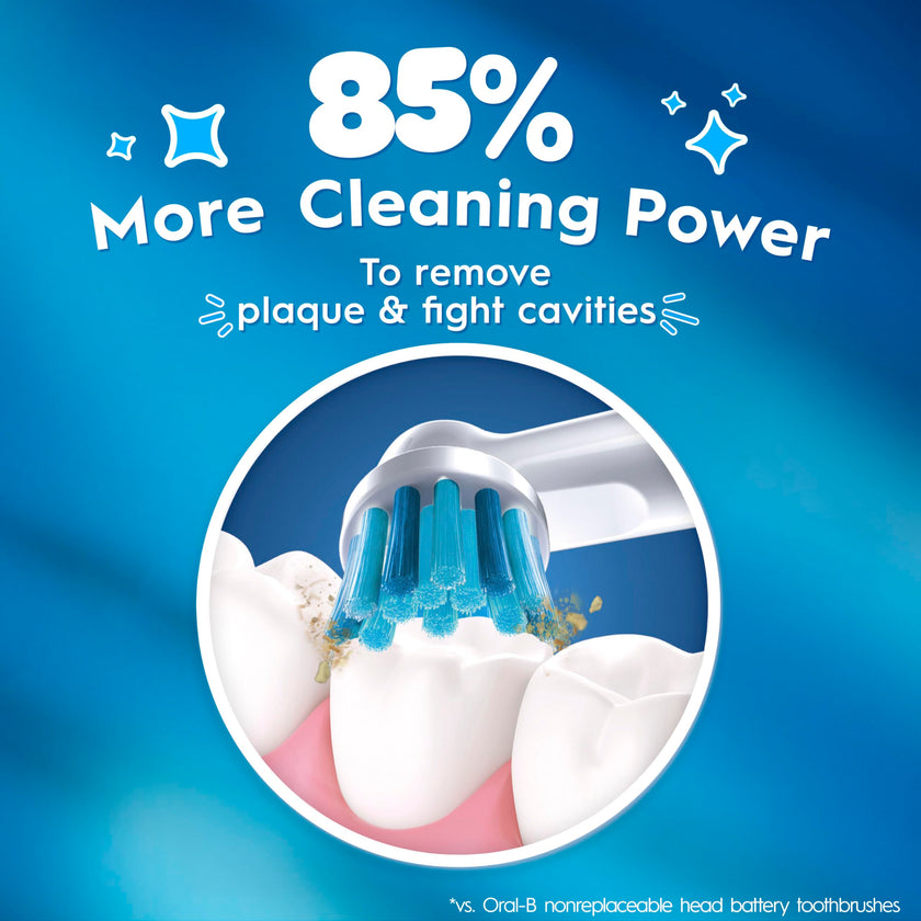 Oral-B Kid's Electric Battery Powered Toothbrush for Ages 3+, Extra Soft Bristles 🍁 All In One Marketplace Canada