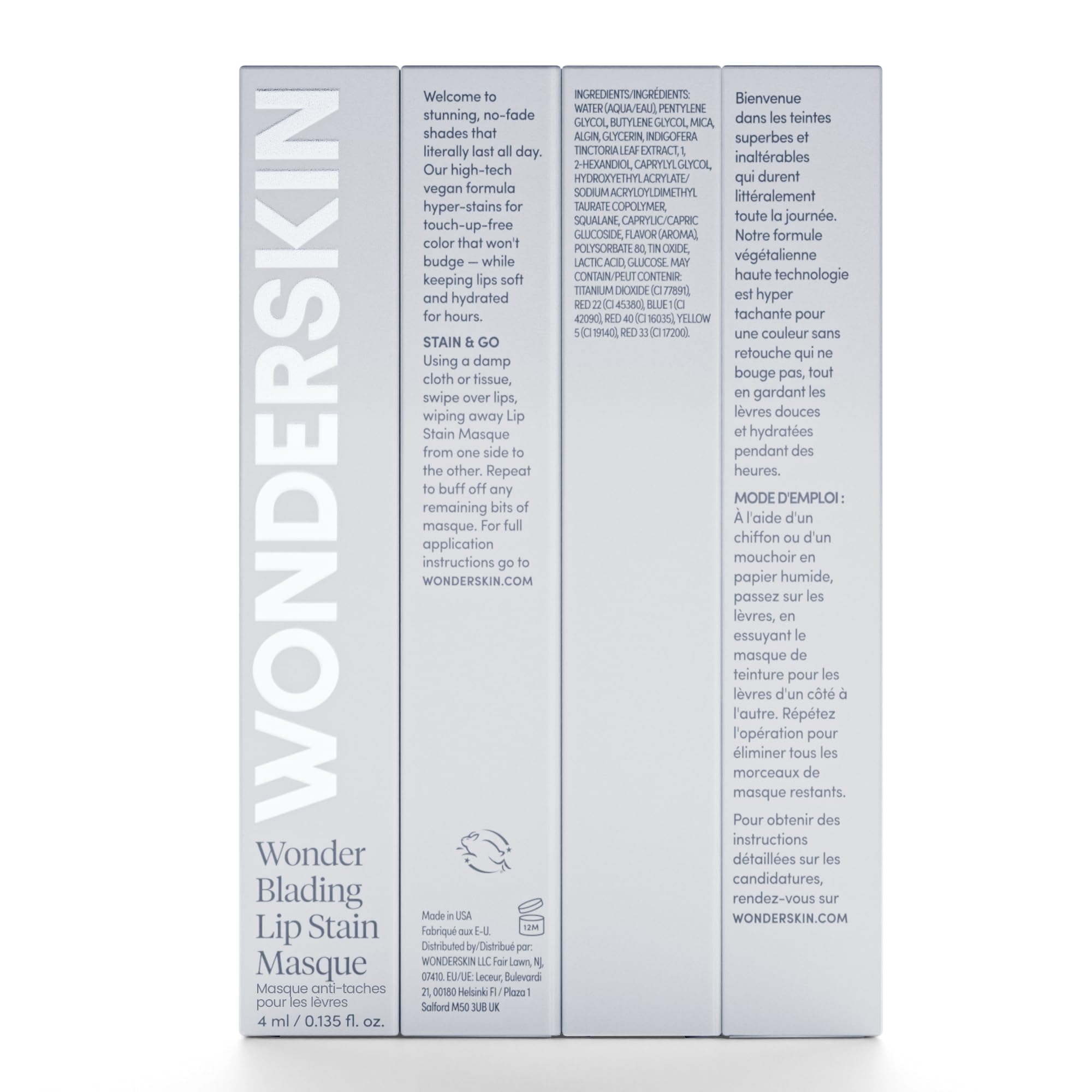 Wonderskin Wonder Blading All Day Lip Stain Peel Off Masque - Long Lasting, Waterproof and Transfer Proof Nude Lip Tint, Matte Finish Peel Off Makeup (Whimsical Masque) 🍁 All In One Marketplace Canada