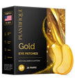 PLANTIFIQUE 24K Gold Under Eye Patches - Dermatologist Tested - 20 Pairs Cooling Eye Masks for Dark Circles & Puffiness, with Collagen & Hyaluronic Acid - Patch Yeux 🍁 All In One Marketplace Canada