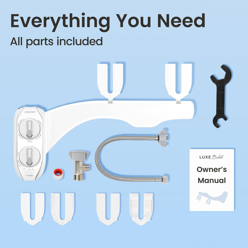 LUXE Bidet NEO 185 Plus - Patented Bidet Attachment for Toilet, Chrome 🍁 All In One Marketplace Canada
