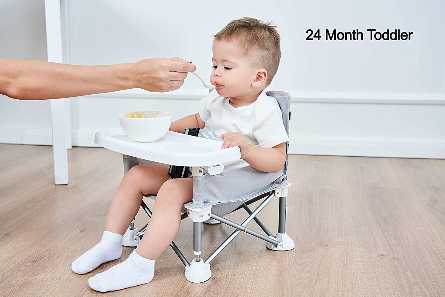 PandaEar Portable Baby Seat Travel Chair| Compact Fold with Straps for Indoor/Outdoor Use| Great for Camping, Beach, Lawn |Toddlers, Kids, Boys, Girls (Neural Seat) 🍁 All In One Marketplace Canada
