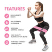 CFX Resistance Bands 3 Sets, Premium Exercise Loops with Non-Slip Design for Hips & Glutes, 3 Resistance Level Workout Booty Bands for Women and Men 🍁 All In One Marketplace Canada