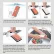 DDF iohEF Sharpening Stone, Whetstone grit 1000/6000, Professional 2-in-1 Double-Sided Knife Sharpener with Non-Slip Silicone Base and Angle Guide (red) 🍁 All In One Marketplace Canada