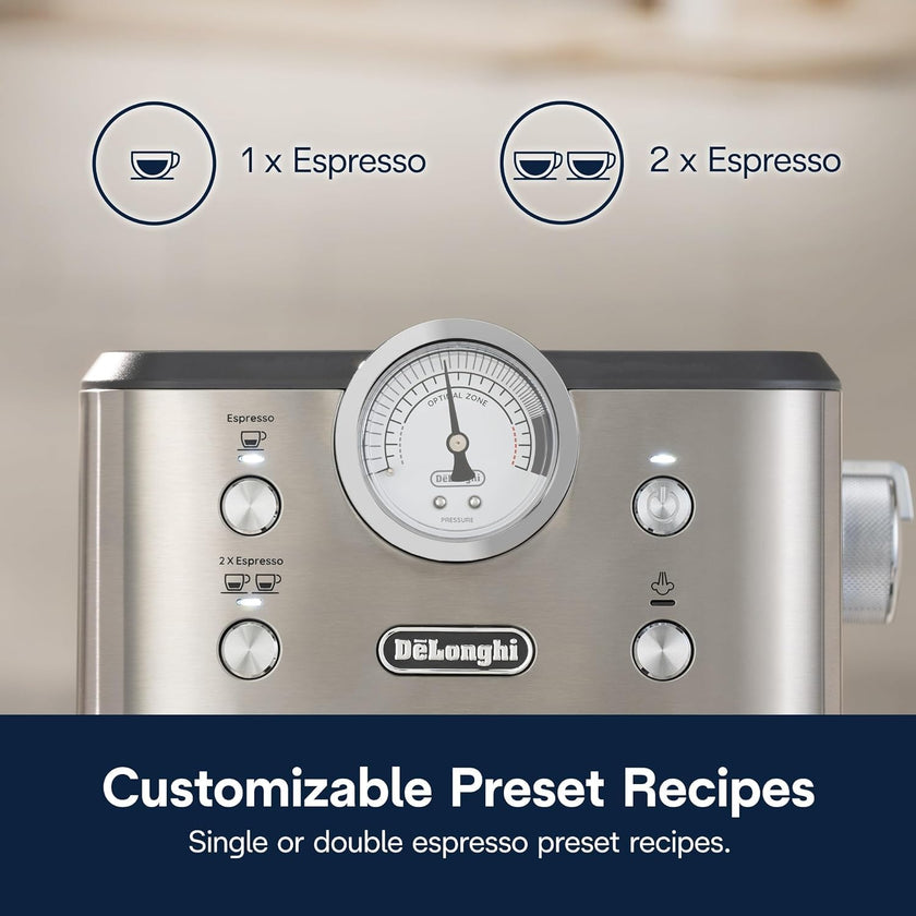 De'Longhi Classic Signature Espresso Machine, Adjustable Milk Frother 🍁 All In One Marketplace Canada