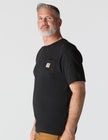 Carhartt Men's Big and Tall K87 Workwear Short Sleeve T-Shirt (Regular and Big & Tall Sizes), Black, X-Large 🍁 All In One Marketplace Canada
